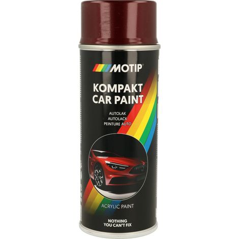 PEINTURE ACRYLIQUE KOMPAKT 51465 ROUGE METALLISE 400ML MOTIP