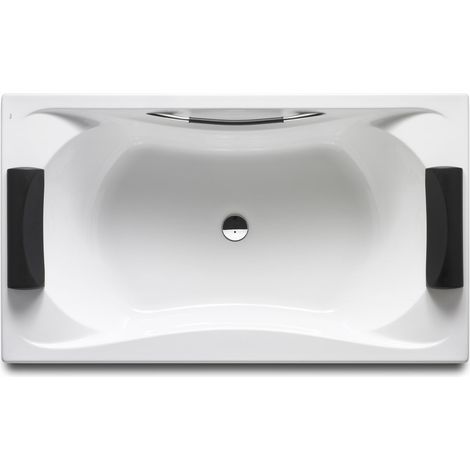 BAÑERA BECOOL SIN MASAJE 190X110 CROMO BLANCO