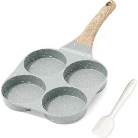 Poêle à omelette 4 compartiments antiadhésive induction granit PFOA free (1/5)