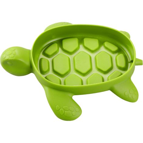 Porte-savon tortue créatif, unique, auto-drainant, antidérapant et élégant pour votre salle de bain de douche (1/4)