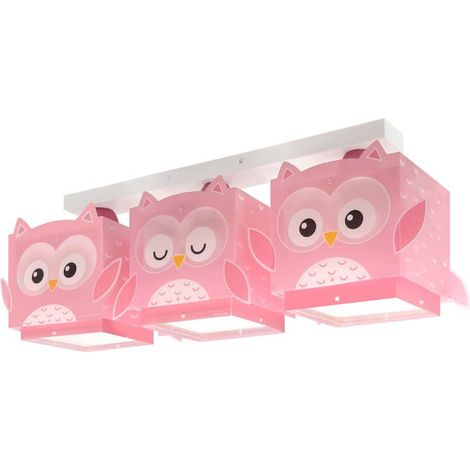 Plafonnier chambre d'enfant Pink Owl  - 64483