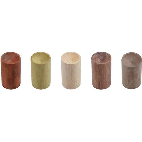 Lot de 5 mini diffuseurs d'huiles essentielles en bois pour voiture, maison ou véhicule. (1/5)