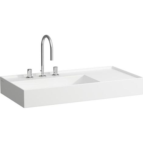 LAUFEN Kartell Waschtisch, Ablage rechts, 1 Hahnloch, ohne (1/5)
