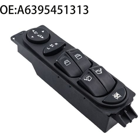 Die Referenznummer A6395451313 ist für elektrische Fensterheberschalter und Fensterheberschalter von Mercedes-Benz Viano geeignet, die zwischen 2006 und 2012 hergestellt wurden. (1/4)