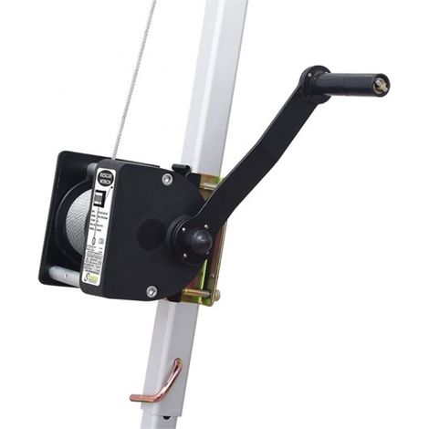 KRATOS SAFETY - Treuil de sauvetage et de travail, câble acier inoxydable 30 m, pour Trépied, MultiSafeWay & EasySafeWay