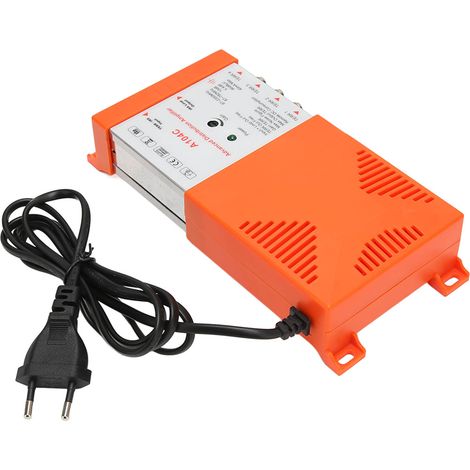 Amplificateur de distribution 4 voies professionnel à faible bruit et gain élevé A104C avec filtre LTE, prise UE 230 V (1/5)