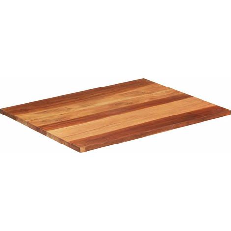 Maison Exclusive - Piano Tavolo in Legno Massello di Acacia 25-27 mm 70x90 cm (1/5)