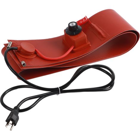 Metal Drum Heater Silicone 200L 1000W 30‑150℃ 125mmx1740mm Barrel Warmer Heating Band Pad US Plug 110V