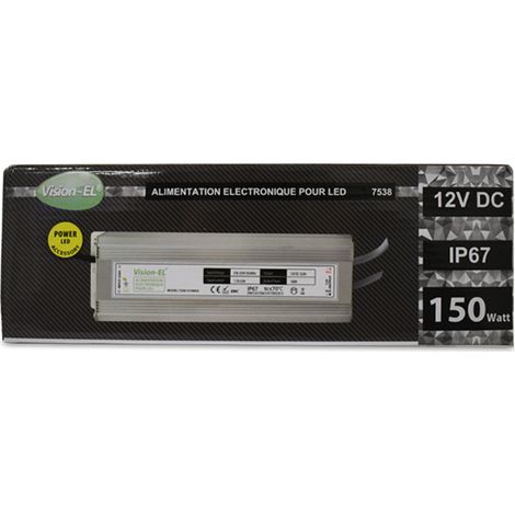 Alimentatore elettronico per LED 150W 12V DC 12,5A (1/5)