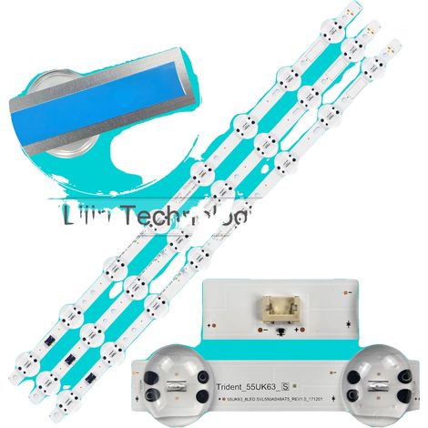 LED-Hintergrundbeleuchtungsstreifen, Länge 598 mm, 8 LED-Perlen, Spannung 6 V, kompatibel mit 55UK-Modellen, einfache Installation (1/5)