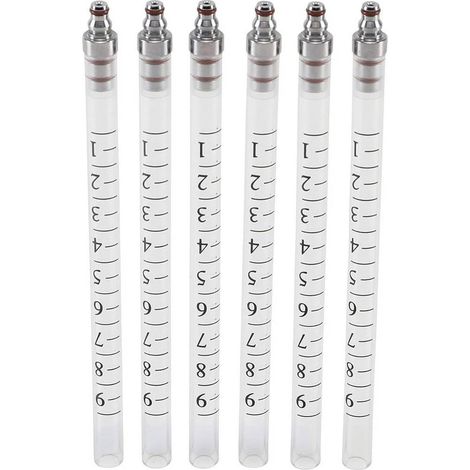 Tubes de Rechange avec Adaptateur - Lot de 6 - Compatible Art. 8101 - Précision et Fiabilité, - D-Work (1/5)