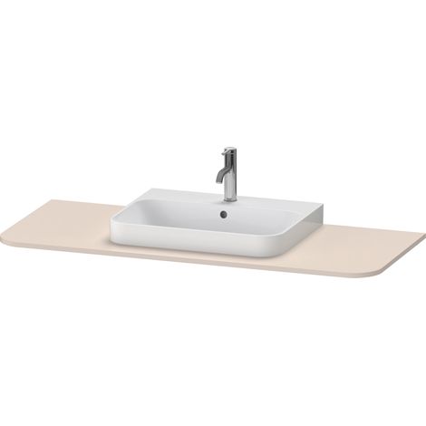 Piastra per console HAPPY D.2 PLUS 16x1300x550mm con 1 apertura con taglio s-matt