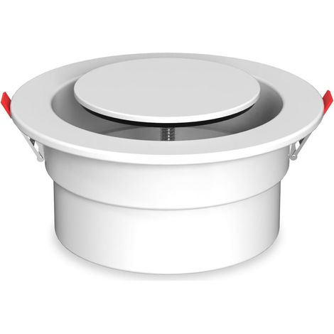 Vanne à disque 75 mm en aluminium épais pour ventilateur d'extraction, ventilateur de tuyau, chambre à coucher, salle de bain, bureau (1/5)
