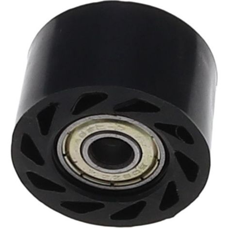 Motorcycle parts fan tensioner wheel, black guide wheel CR125 250 04-07 (1/5)