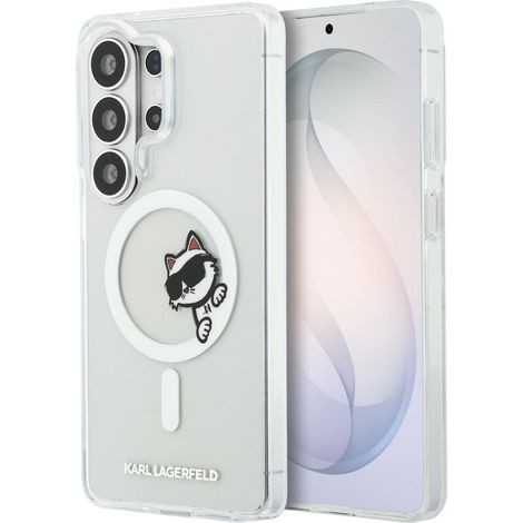 Custodia Karl Lagerfeld IML Peekaboo Choupette MagSafe per Samsung Galaxy S26 Ultra Trasparente (1/5)