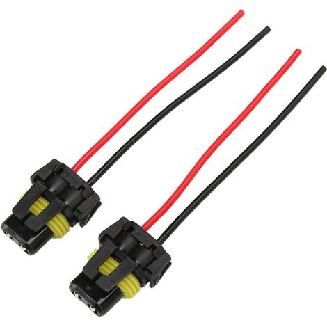 2 pièces Connecteur Phare - Installation Facile, Léger et Compact, Pratique et Fiable pour Câblage Auto DIY (1/5)