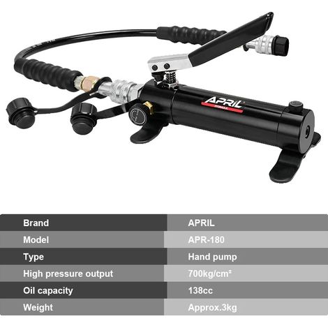 Pompa idraulica ad alta pressione, design leggero, AVR-180 (1/2)