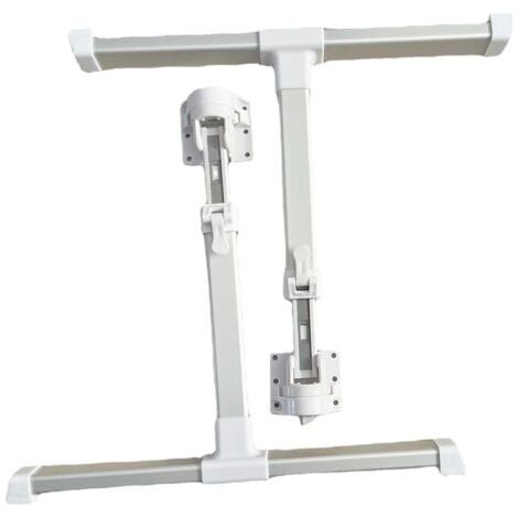 Pieds de Table Escamotables Hauteur 28 cm - Pour Bureau et Table Basse Modulable (1/3)