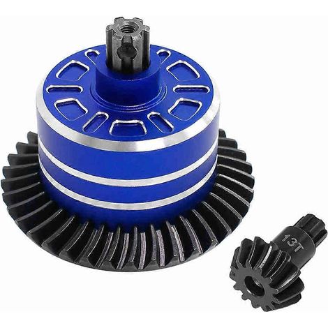 37T-13T Differentialgehäuse und Zahnradsatz aus blauem Stahl (1/5)