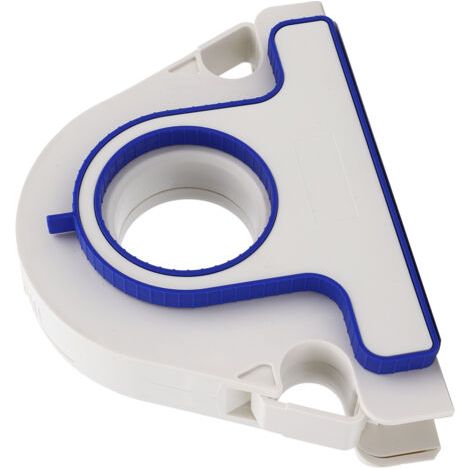 BUNTHAUS Applicateur de ruban de masquage et rouleau d'autocollant blanc de 25 mm de large, distributeur de peinture, coupe-ruban pour moulures, cadres de portes et fenêtres. (1/5)