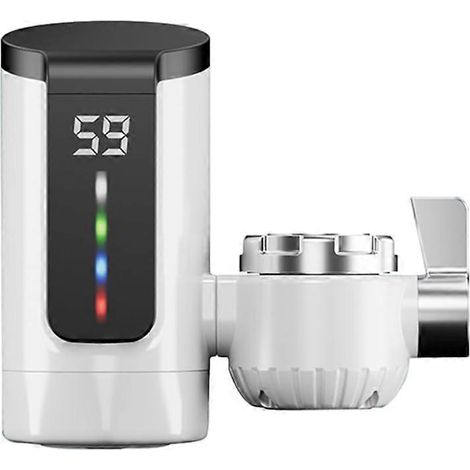 Robinet de chauffe-eau grand écran affichage numérique dynamique pour Bathroom Kitchen chauffe-eau prise UE (1/5)