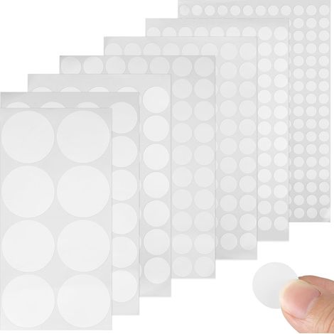 Lot de 546 cache-vis autocollants pour armoires murales, bureaux (1/5)