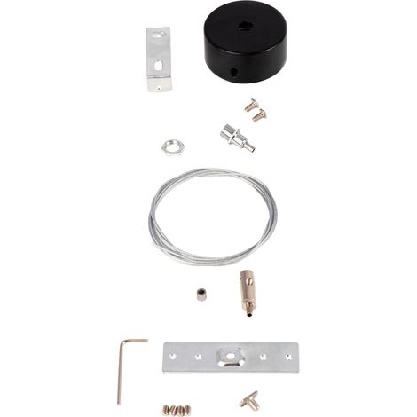 Kit De Suspensión Para Carril Magnético - Negro