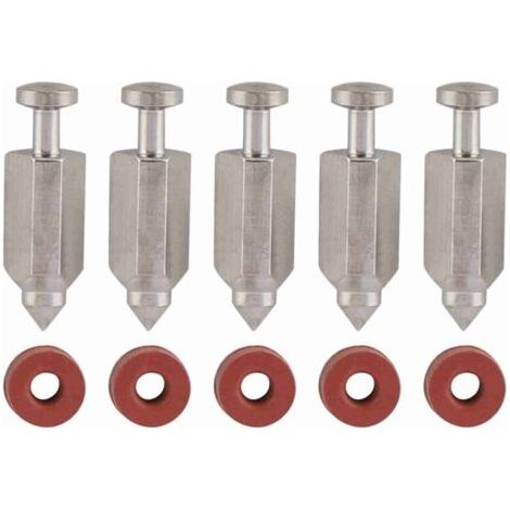 Kit de réparation de joint de siège d'aiguille de carburateur 5 pièces pour 398188 (1/4)