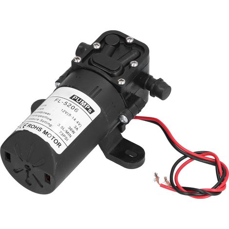 Pompe à membrane à tuyau droit 12V36W 5206, pulvérisateur électrique agricole, pompe CC miniature, pompe à deux pattes (1/5)