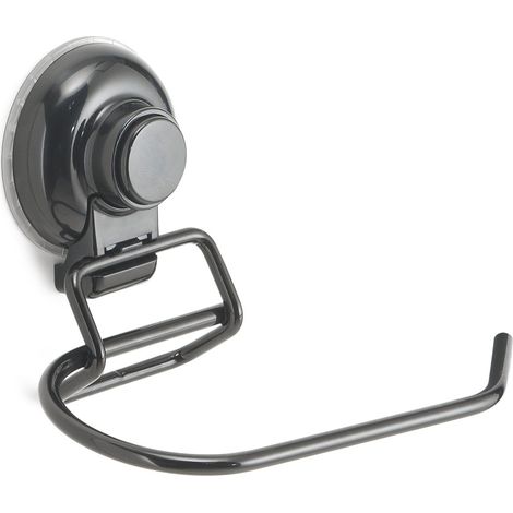 Portarotolo da muro in metallo e resine termoplastiche HO24 Gedy serie HOT Nero Matt