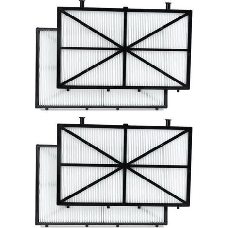4 Pièces Filtre Ultra-Fin, Cadre Plastique Durable, Compatible Dolphin M400 M500, Nettoyage Débris (1/4)