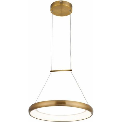 Suspension moderne anneau doré Ø40 LED 24W Thea Reality