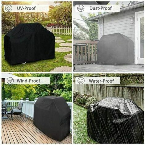 NALOOKAMIC  Housse Barbecue campingaz barbecook rectangulaire L 170 61 117CM Bâche de Protection BBQ Résistante 210D Oxford Couverture de Grill Imperméable Antipoussière Anti UV Anti vieillissement