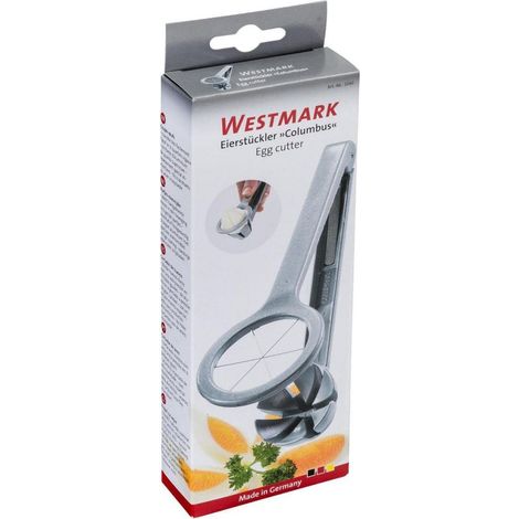 Westmark Taglia-uova, Pinza affettatrice, Lunghezza: 18,1 cm, Alluminio/Acciaio inox, Columbus, Grigio, 10602260 (1/4)