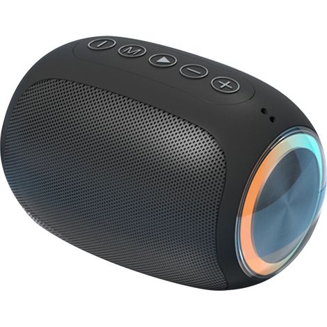Enceinte Bluetooth - 5 W - Autonomie 10 H - Entrée AUX 3,5 mm - Slot Carte TF - Port USB - Charge Type-C - Idéale pour Extérieur, Randonnée, Camping - 1 Pièce (1/5)