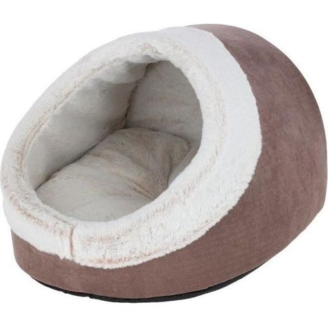 KERBL - Igloo for cats - JANA - 43 x 54 x 35 cm - Brown (1/4)