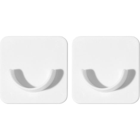 Support de tringle à rideau, support de poteau télescopique adhésif fixe Stable pour la maison, la salle de bain et la cuisine (1/5)