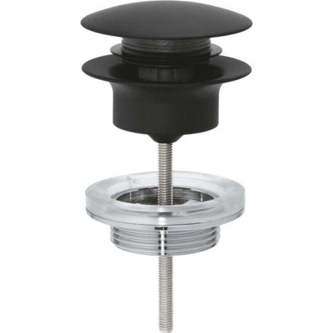 Grohe - Ablaufgarnitur für Waschtisch, Push Open, phantom black 65807KF0 (1/2)