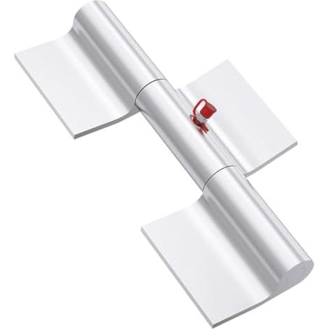 Charnière en aluminium robuste et graissable - Charnières soudées en aluminium - Charnière de porte - Pour remorque et camion - Universelle - 22,9 x 3,2 cm (L x l) (1/5)