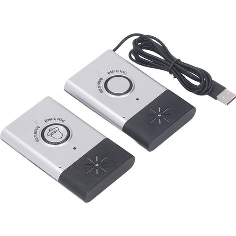 Sonnette sans fil avec interphone vocal et télécommande pour la maison - Kit de sonnette vocale sans fil intelligent pour la maison (1/5)