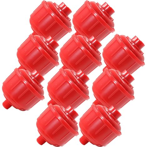 BEBUSINGOTO Lot de 10 mini filtres à air jetables pour pistolet pulvérisateur à peinture à l'eau pour pistolets à filetage de 6,35 mm, outils pneumatiques (1/5)