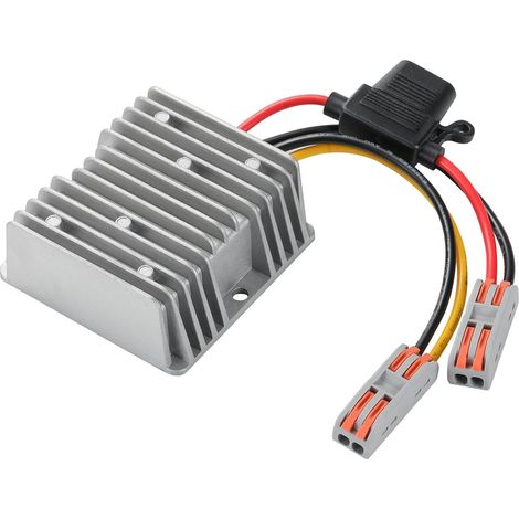 Convertisseur DC-DC 12V vers 24V, Transformateur de Tension 240W 10A, Élévateur de Tension Étanche IP68 et Antichoc avec Fusible, pour Alimentation Solaire et Camping-Car (Entrée Large 10-22V) (1/5)