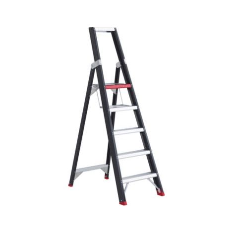 Altrex Taurus einseitig begehbare Stufenstehleiter TGB 5 Stufen (1/5)