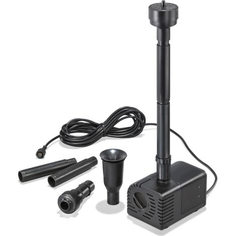 Esotec – Pompe solaire immergée 12-24V – Débit max 2000 l/h – Hauteur refoulement 3,5 m – Protection IP68 – 101759 (1/6)