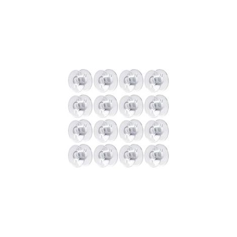60 bobinas para máquinas de coser, bobinas de plástico para máquinas de coser, compatibles con Brother, Singer, Kenmore, Janome y la mayoría de las máquinas de coser - Crezuo