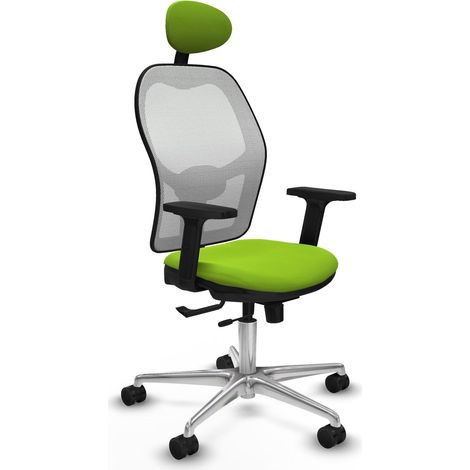 Silla piqueras y crespo Jorquera pistacho aluminio ergonómica (1/2)