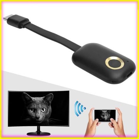 keenso Adaptateur d'affichage sans fil G9 Plus 4K Wireless Wifi Display Receiver Screen Mirroring Device Adapter Do video fixation (1/5)