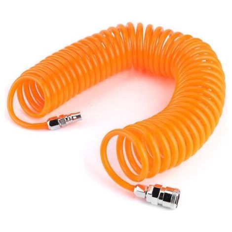 ALLIANDISTuyau de compresseur d'air 9m/29.5ft système de tuyauterie d'air tuyau de recul ligne tuyau de ressort Tube bobine outils tubo flexible aire espiral (1/5)