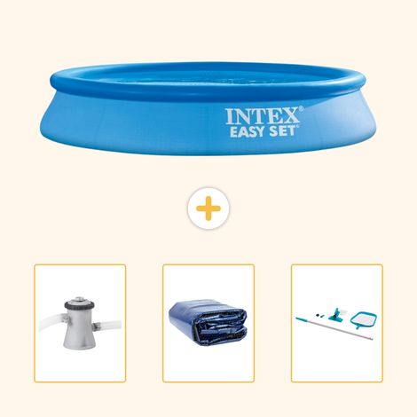 Intex Piscine Easy Set Ronde - 305x61 cm - 4-pièces SCB78 (1/5)