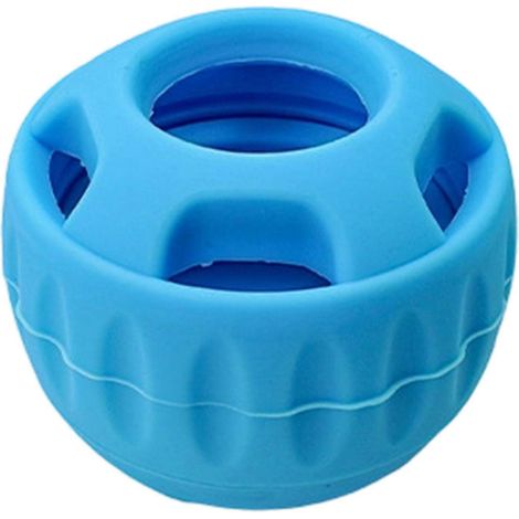 Balle à mâcher en silicone pour chien avec distributeur de friandises - Jouet interactif pour la dentition - Cadeau d'anniversaire pour chien (1/5)